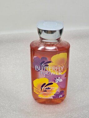 Bath & Body Works Butterfly Flower Shea & Vitamin E Shower Gel 10 Fl Oz